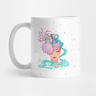 Zodiac Pisces : Born in March Mug